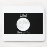 Vida Mousepad del claro de luna Alfombrillas De Ratones