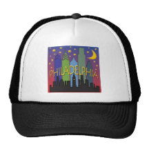 Vida nocturna del horizonte de Philadelphia Gorros