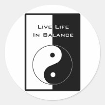 Vida viva en equilibrio pegatinas  