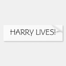 ¡VIDAS DE HARRY! PEGATINA DE PARACHOQUE