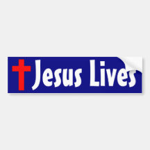 Vidas de Jesús Etiqueta De Parachoque