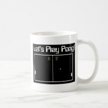 Videojuego de Pong del juego de Let Taza De Café