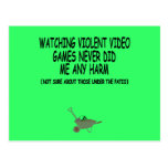 Videojuego de Viloent Tarjetas Postales