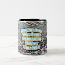 Videojuego del ejército de América: taza de café