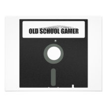 Videojugador de la escuela vieja anuncio