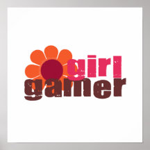 Videojugador del chica impresiones