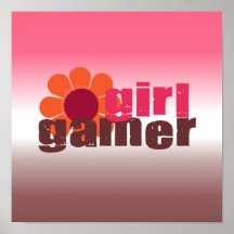 Videojugador del chica impresiones