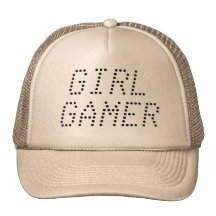 Videojugador del chica lindo gorros  