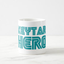 Videojugador del héroe de Keytar más raro Tazas