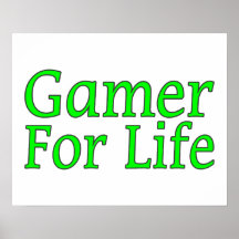 Videojugador para la vida impresiones