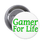 Videojugador para la vida pins