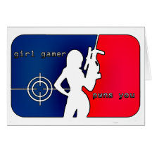 ¡Videojugador Pwns del chica usted! Tarjeton