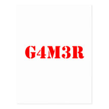 videojugador tarjeta postal