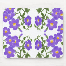 Vides tropicales Mousepad del Thunbergia Alfombrillas De Ratones