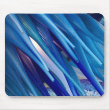 Vidrio azul de Murano Tapetes De Raton