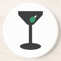 Vidrio de cóctel posavasos para bebidas