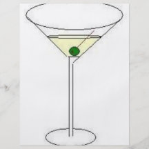 Vidrio de Martini Tarjeton