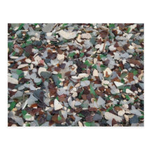 Vidrio del mar en la playa de cristal - Bermudas Tarjetas Postales