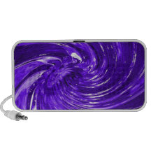 Vidrio púrpura de Martini del remolino aumentado d iPod Altavoz