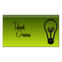 Vidrio verde elegante tarjetas de visita