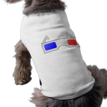 vidrios 3D Camiseta De Mascota