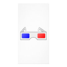 vidrios 3D Tarjeta Fotográfica
