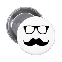 Vidrios del bigote pin