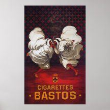 vieja colección de la publicidad, vintage, fumando impresiones