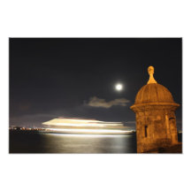Vieja noche de San Juan Puerto Rico Fotografía
