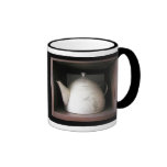 Vieja vida de la granja taza de café