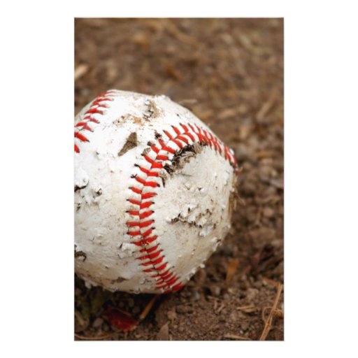 viejo béisbol papeleria de diseño