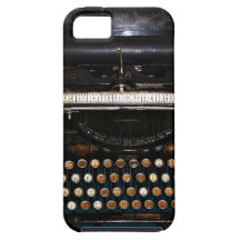 Viejo caso del iPhone 5 de la máquina de escribir iPhone 5 Case-Mate Cobertura