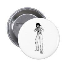 Viejo héroe cómico pin