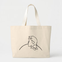 Viejo hombre o señora joven ilusión óptica bolsa