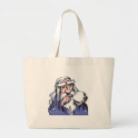 viejo mago blanco MERLIN Bolsas Lienzo