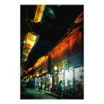 Viejo mercado de la noche de la ciudad de Lijiang  Arte Fotográfico
