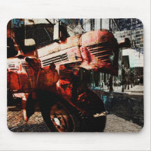 viejo mousepad rojo del camión tapetes de raton