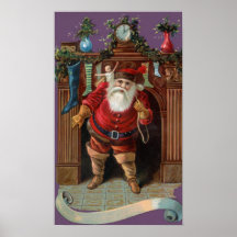 Viejo Mundo Santa Posters