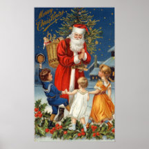 Viejo Mundo Santa Posters