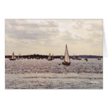 Viejo Regatta--tarjeta en blanco