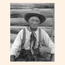 Viejo vaquero tarjetas postales