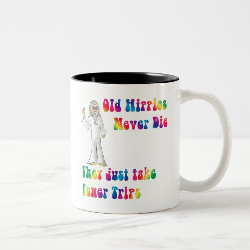 Viejos hippies tazas de Zazzle.es