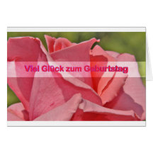 Viel Glück zum Geburtstag Grußkarte