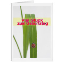 Viel Glück zum Geburtstag Grußkarten