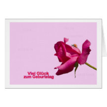 Viel Glück zum Geburtstag Karten