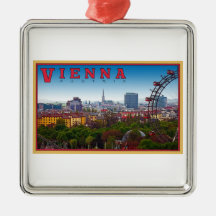 Viena - paisaje urbano ornamento para arbol de navidad