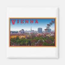Viena - paisaje urbano iman para frigorífico