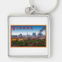 Viena - paisaje urbano llaveros personalizados