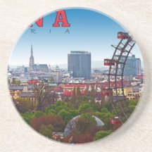 Viena - paisaje urbano posavasos manualidades