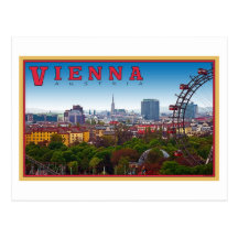 Viena - paisaje urbano tarjetas postales